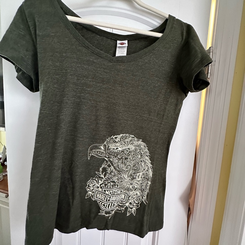 Harley-Davidson Green Short Sleeve Tee